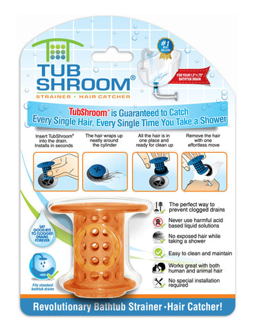  TubShroom The Revolutionary Tub Drain Protector Hair